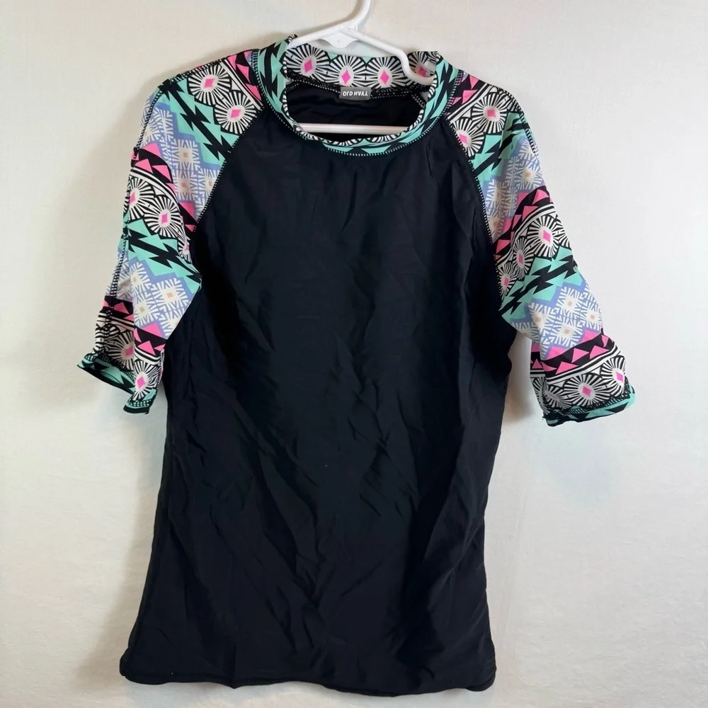 Old Navy Black RashGuard Girls Size XS
